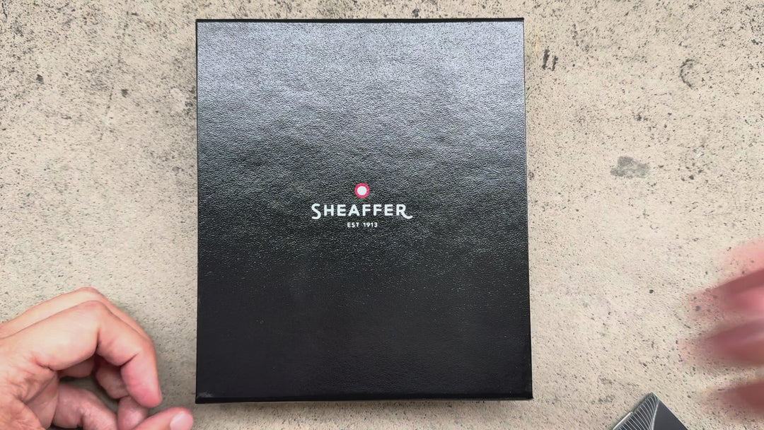 Sheaffer VFM Matte Black Rollerball Pen with A6 Notebook — 170-set corporate gift order for Demant AHHC 2026 event, Singapore corporate stationery gifting with delivery logistics to Kuala Lumpur