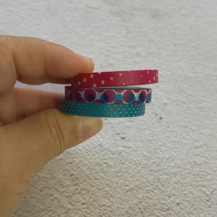 MT Slim Deco Washi Tape - Moire