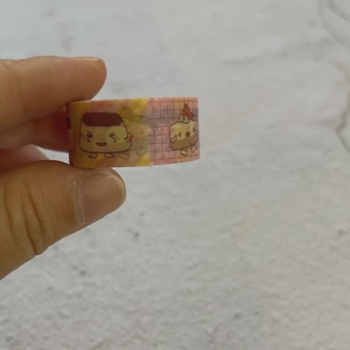 MT x Dagashi Washi Tape - Mini Pudding-chan