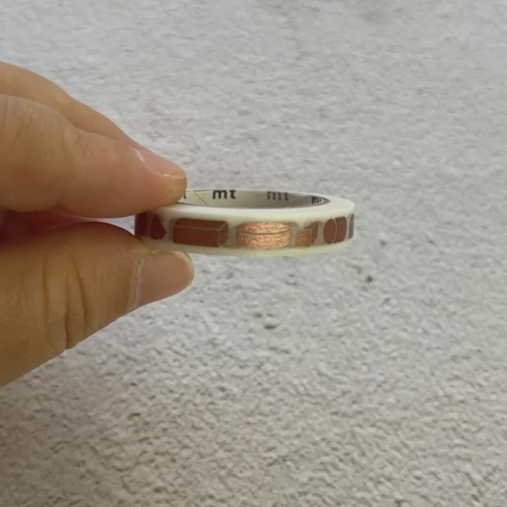 MT Deco High Brightness Washi Tape - Cube