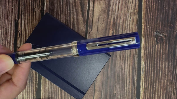 在图库查看器中加载和播放视频，TWSBI ECO Fountain Pen - Dark Sapphire
