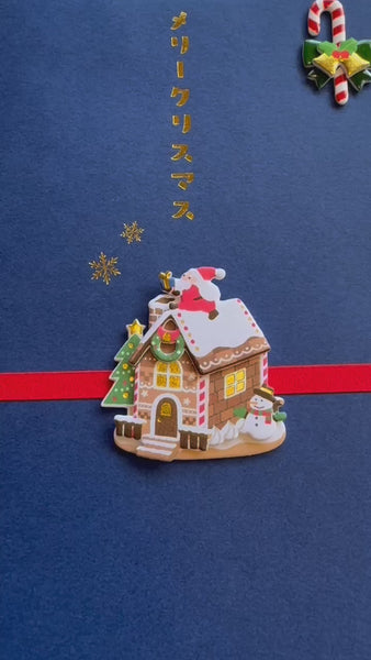 在图库查看器中加载和播放视频，Midori Christmas PC Envelope - Candy House B
