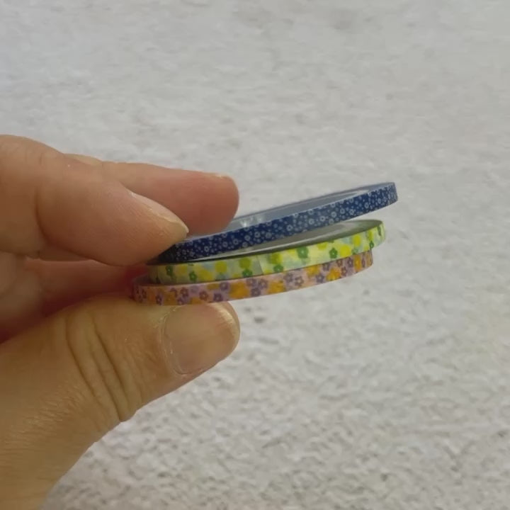 MT Slim Washi Tape - Flower