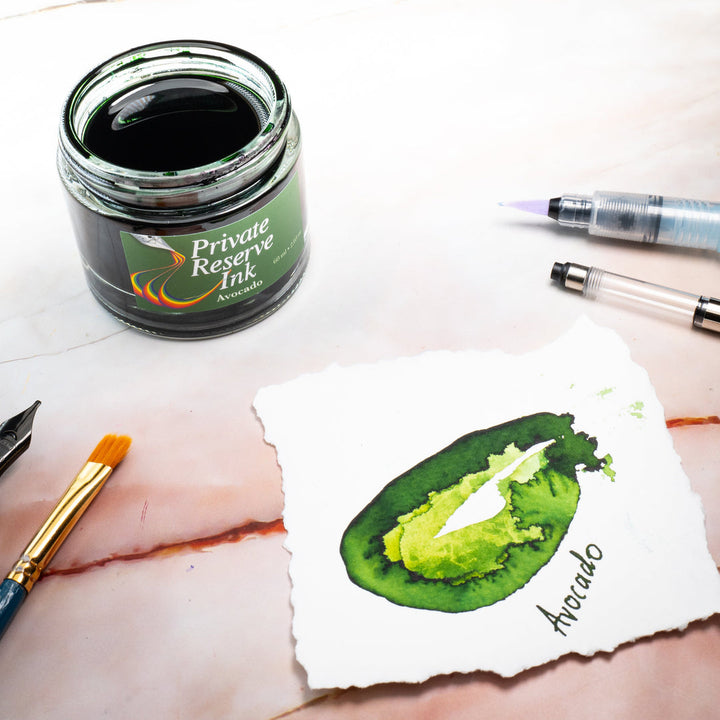 Private Reserve 60ml Ink Bottle Avocado – detail view