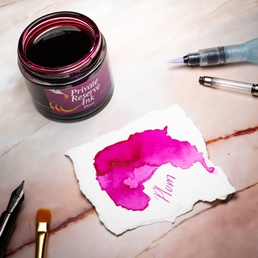 Private Reserve 60ml Ink Bottle Plum – detail view