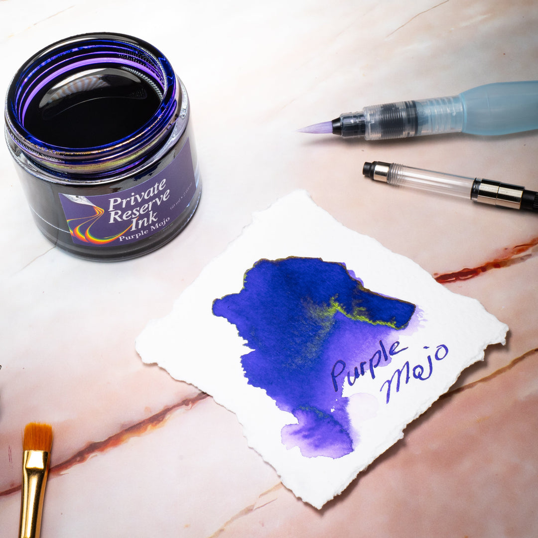 Private Reserve 60ml Ink Bottle Purple Mojo – detail view