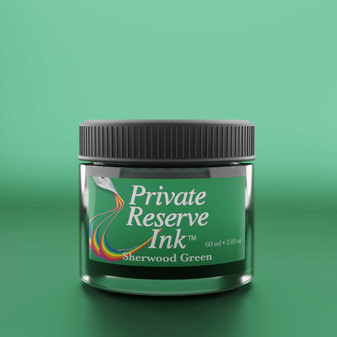 Private Reserve 60ml Ink Bottle Sherwood Green – colour swatch