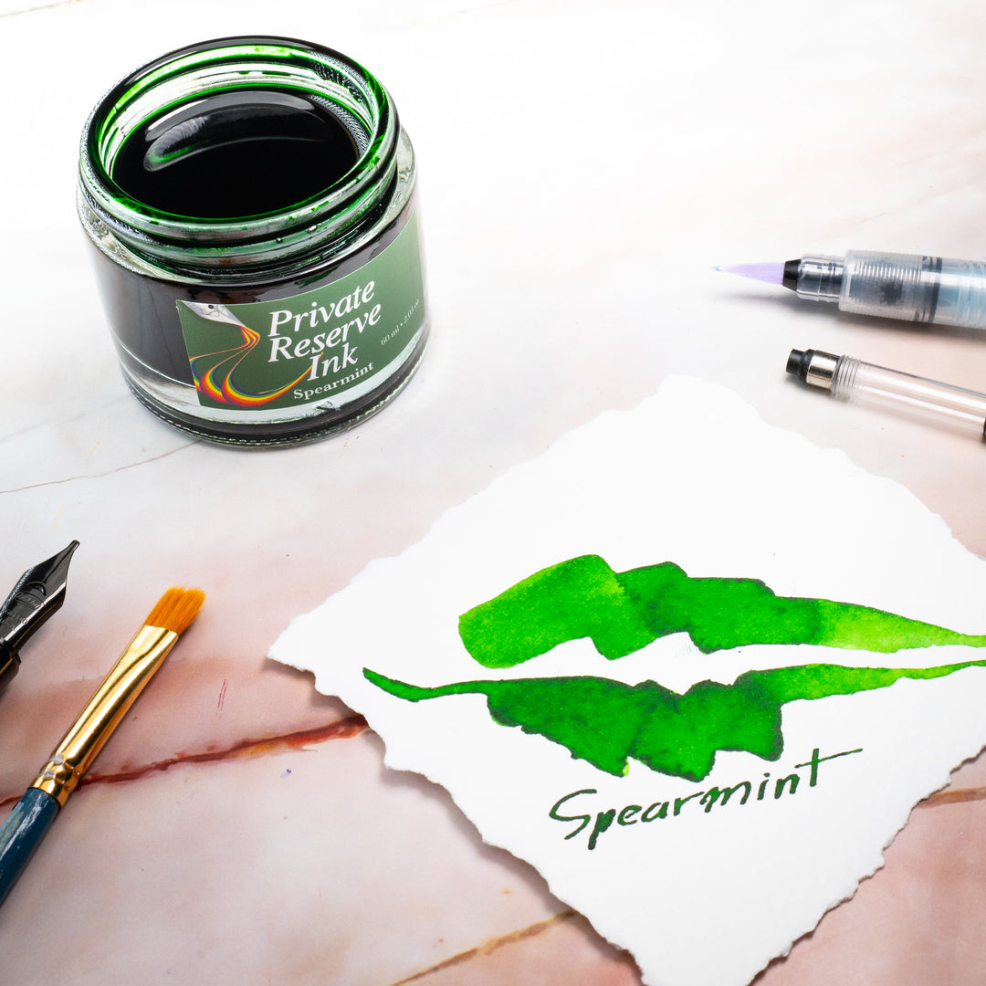 Private Reserve 60ml Ink Bottle Spearmint – detail view