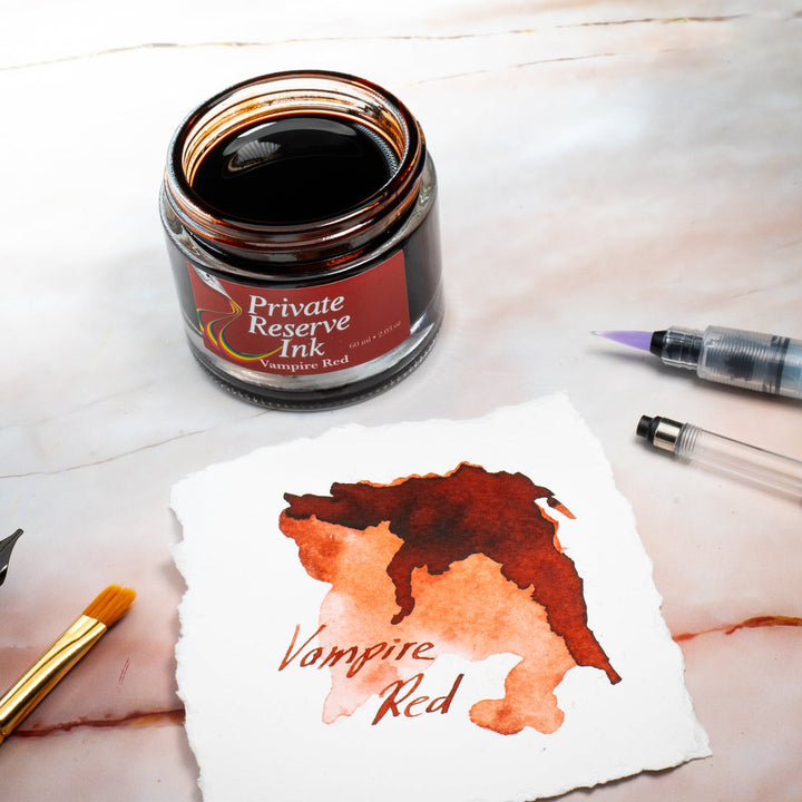 Private Reserve 60ml Ink Bottle Vampire Red – detail view