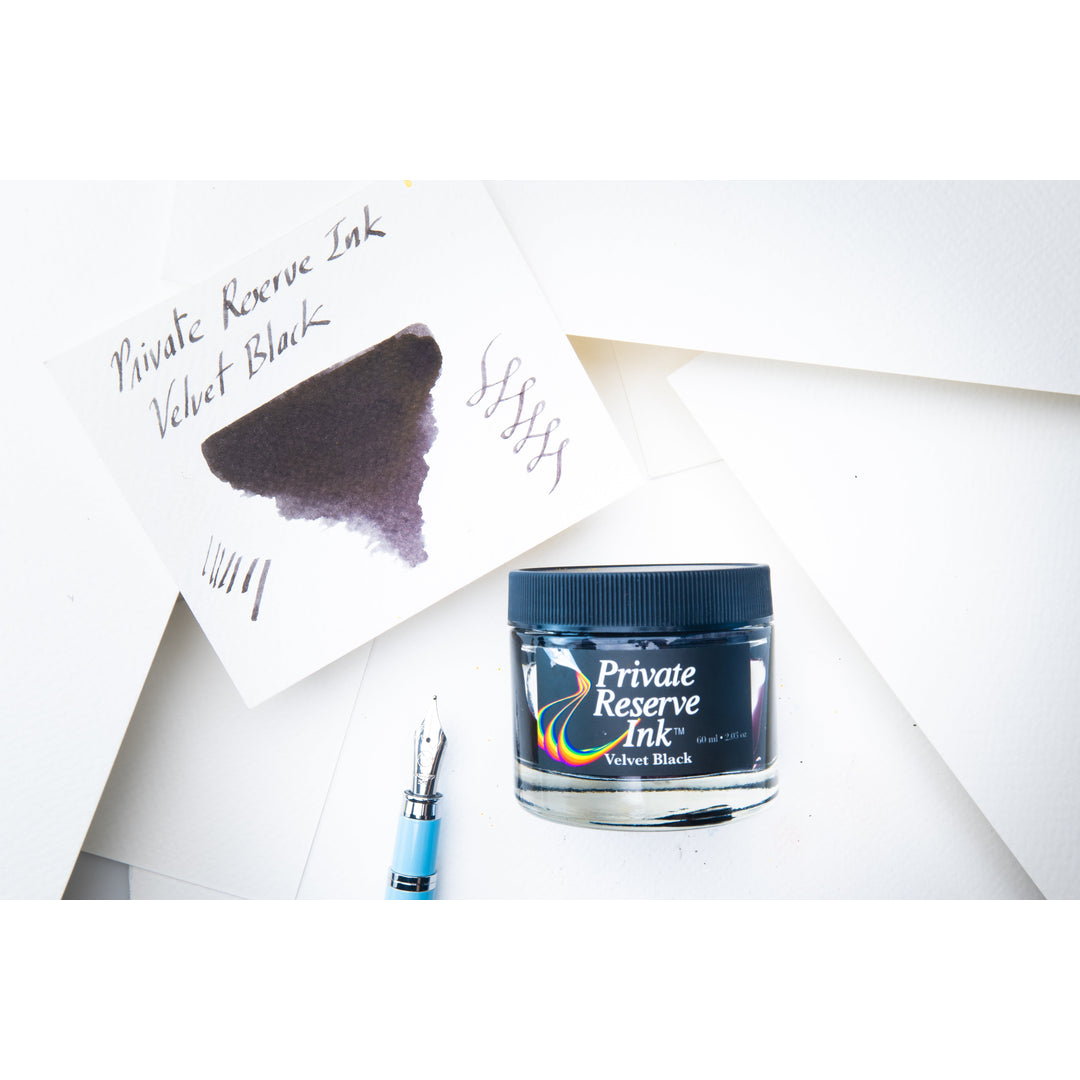 Private Reserve 60ml Ink Bottle Velvet Black – colour swatch