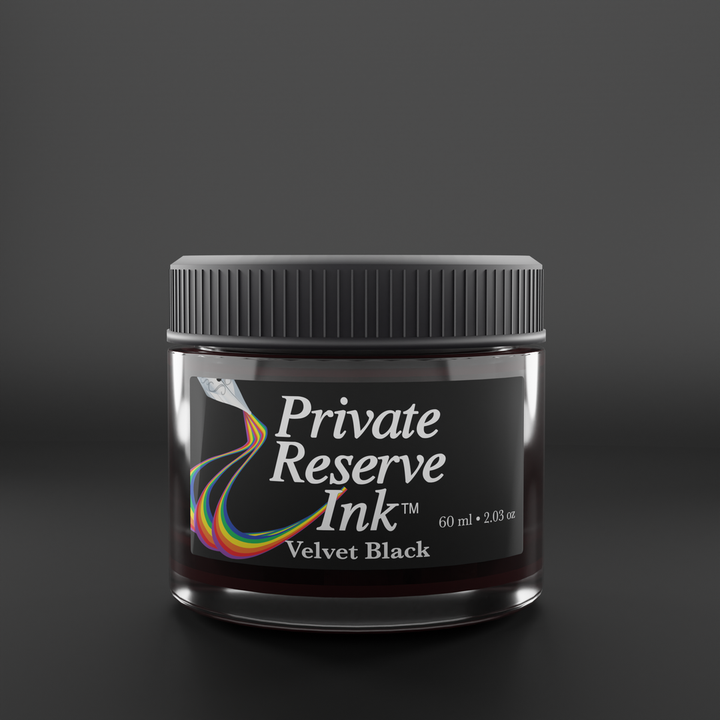 Private Reserve 60ml Ink Bottle Velvet Black – colour swatch