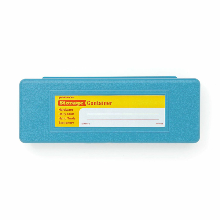 Penco Container Pen Case in Light Blue — Hightide storage caddy — premium stationery and lifestyle, at Cityluxe Singapore