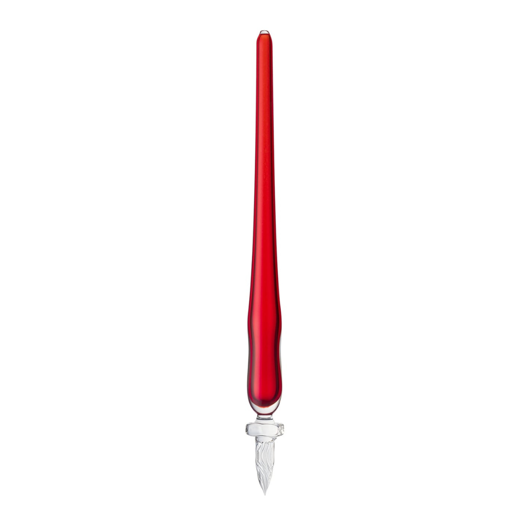 Matsubokkuri Red Glass Fountain Pen - Cherry