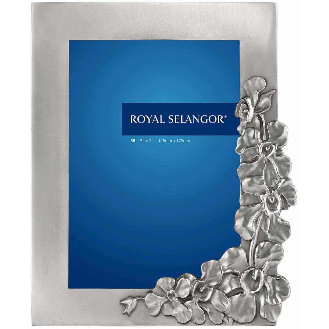 Royal Selangor Singapore Scenes Orchid Photoframe 5R – engraving example