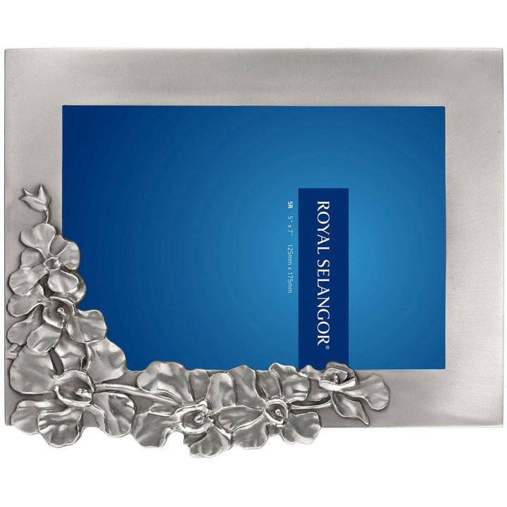 Royal Selangor Singapore Scenes Orchid Photoframe 5R – engraving landscape
