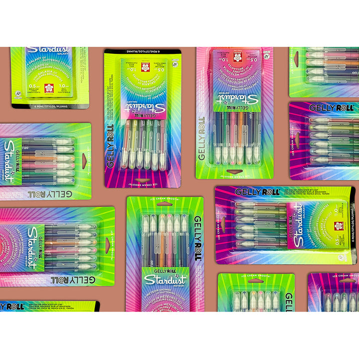 Sakura Gelly Roll Stardust Set of 12 – range lineup