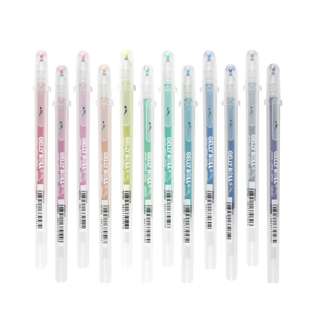 Sakura Gelly Roll Stardust Set of 12 – range lineup