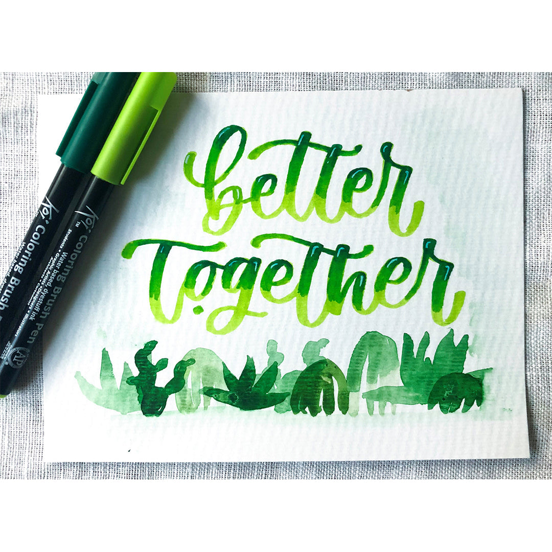 Sakura KOI Colouring Brush Pen – lifestyle