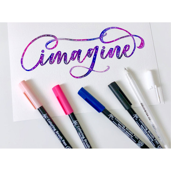 Sakura KOI Colouring Brush Pen – lifestyle