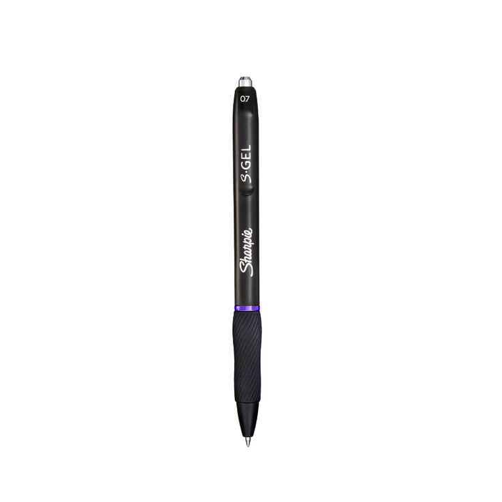 Sharpie Pen S-Gel 0.7mm Retractable - Purple — side view