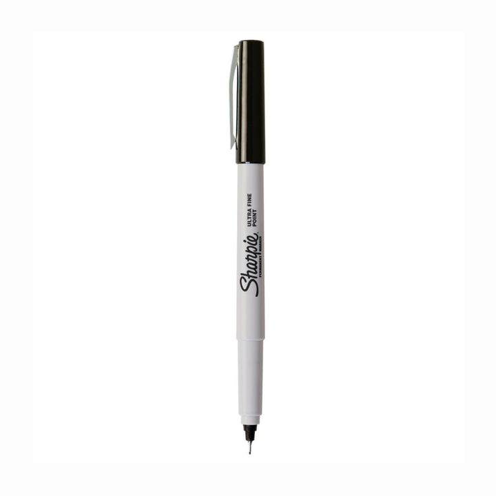 Sharpie Ultra Fine Point Permanent Markers Black Set of 2