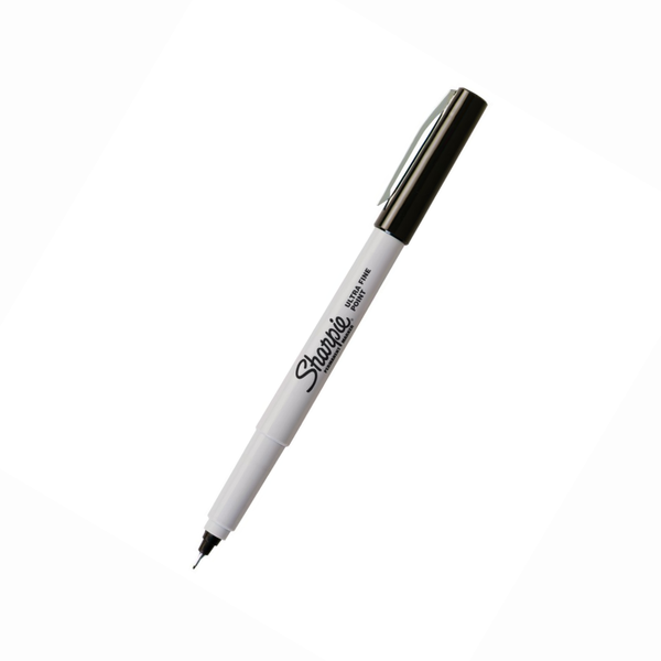 Sharpie Ultra Fine Point Permanent Markers Black Set of 2