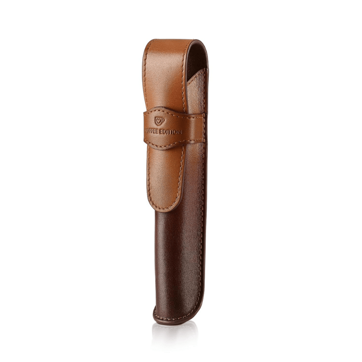 Sheaffer 100 G9374 Coffee Edition Matt Brown with Brown PVD Trims Rollerball Pen with Coffee Pen Pouch Gift Set