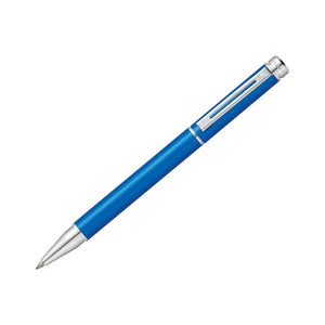 Sheaffer 200 Chrome Trim Rollerball Pen & Two Rollerball Refill with Gift Box - Metallic Blue