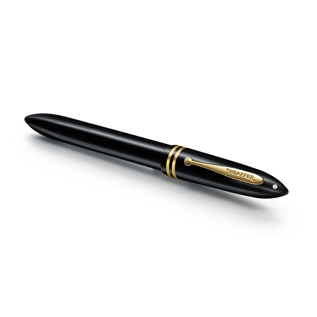Sheaffer Balance III E893 rollerball pen capped, lying at an angle