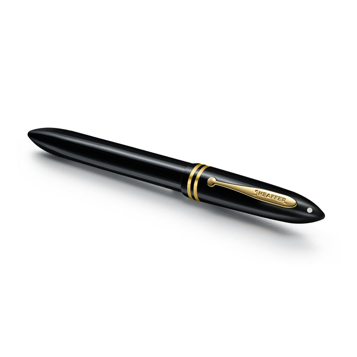 Sheaffer Balance III E893 rollerball pen capped, lying at an angle