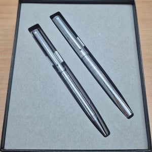Sheaffer Intensity Medici Chrome Ballpoint Pen and Rollerball Pen Gift Set