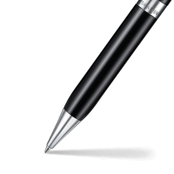 Sheaffer Legacy 9064 Glossy Black Ballpoint Pen with Chrome-Plated Trims — tip detail