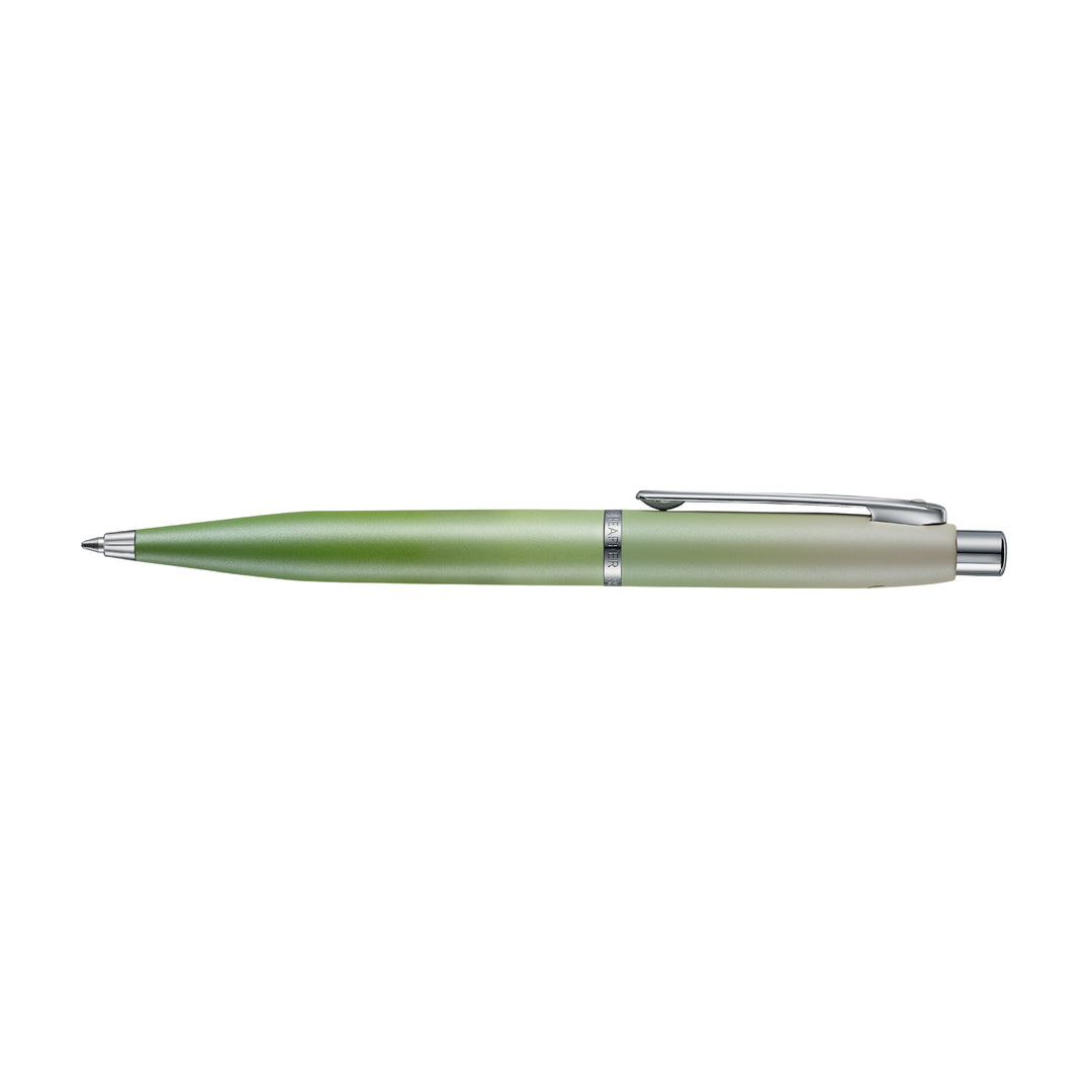 Sheaffer Matcha VFM E9431 Green Ombre Gradient with Chrome Trims Ballpoint Pen