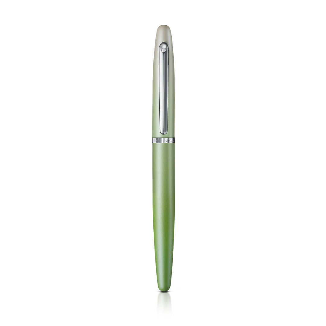Sheaffer Matcha VFM E9431 Green Ombre Gradient with Chrome Trims Fountain Pen with Converter