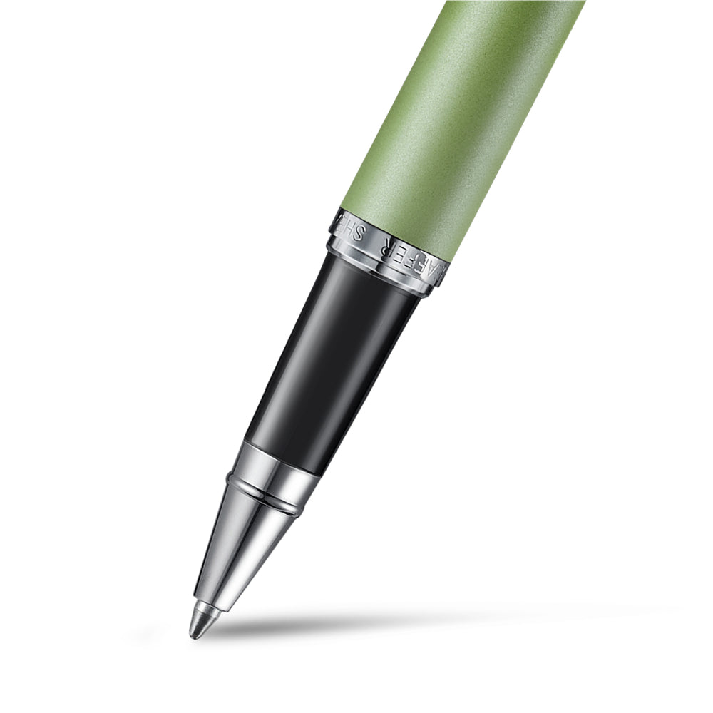 Sheaffer Matcha VFM E9431 Green Ombre Gradient with Chrome Trims Rollerball Pen
