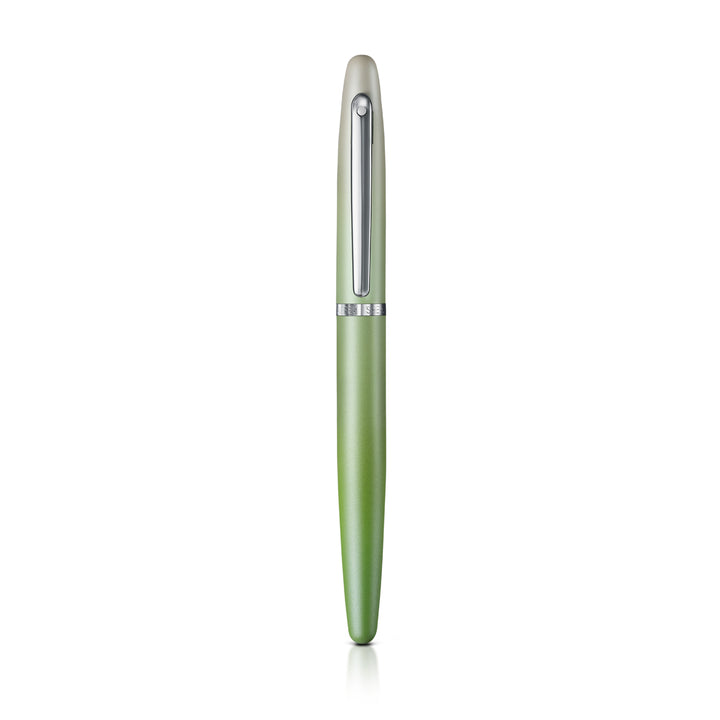 Sheaffer Matcha VFM E9431 Green Ombre Gradient with Chrome Trims Rollerball Pen