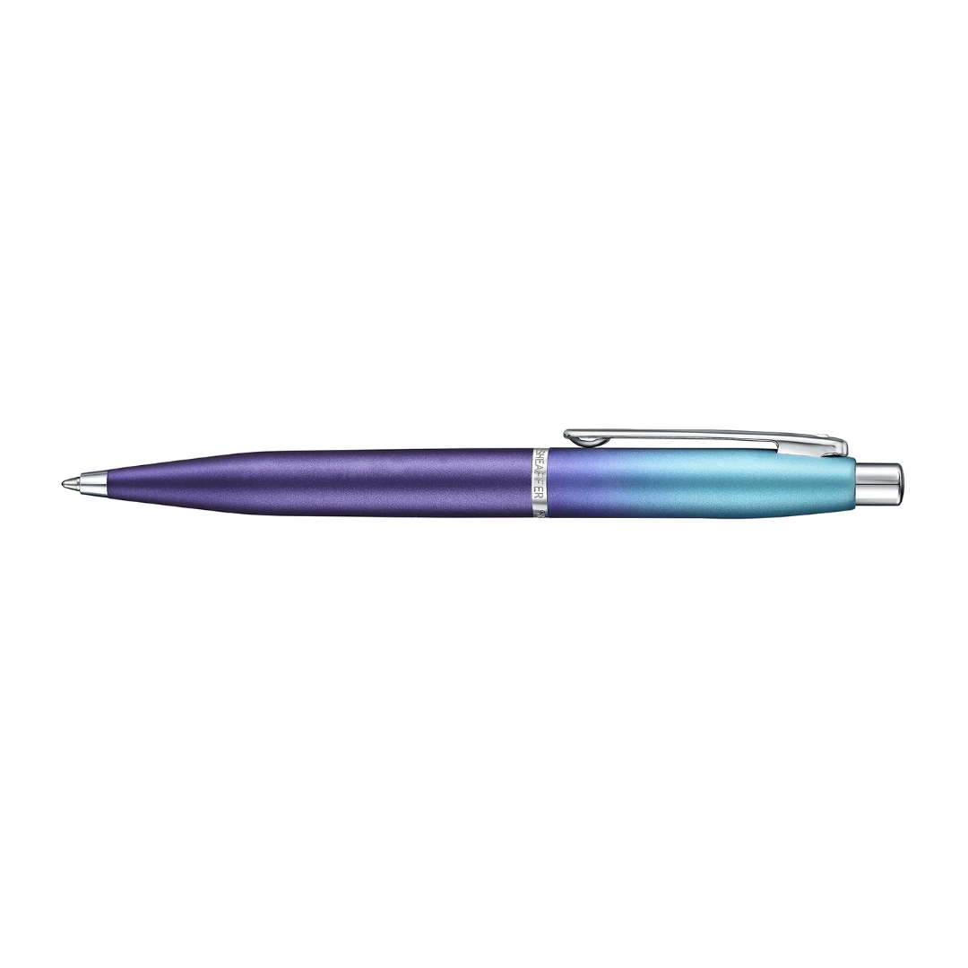Sheaffer VFM 9430 Expressions Blue and Purple Pearlised Gradient Ballpoint Pen with Chrome-Plated Trims (WW31 Expressions)