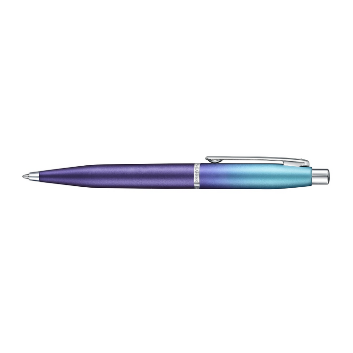 Sheaffer VFM 9430 Expressions Blue and Purple Pearlised Gradient Ballpoint Pen with Chrome-Plated Trims (WW31 Expressions)