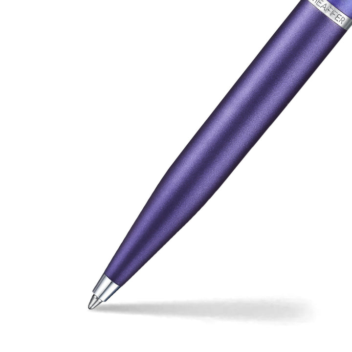 Sheaffer VFM 9430 Expressions Blue and Purple Pearlised Gradient Ballpoint Pen with Chrome-Plated Trims (WW31 Expressions)
