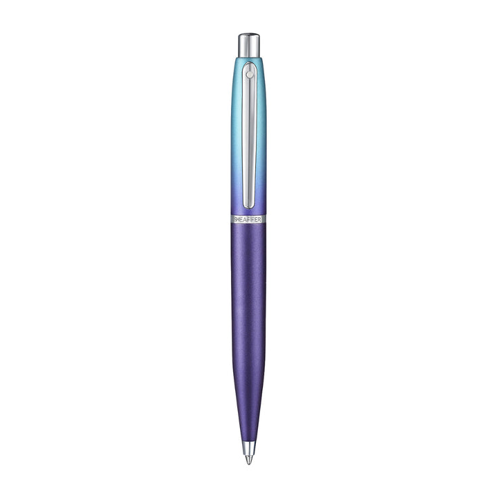 Sheaffer VFM 9430 Expressions Blue and Purple Pearlised Gradient Ballpoint Pen with Chrome-Plated Trims (WW31 Expressions)