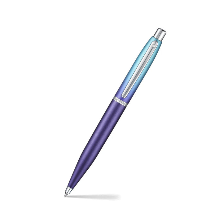 Sheaffer VFM 9430 Expressions Blue and Purple Pearlised Gradient Ballpoint Pen with Chrome-Plated Trims (WW31 Expressions)