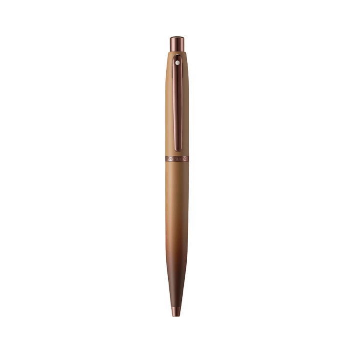 Sheaffer VFM G9428 Coffee Edition Matt Brown with Brown PVD Trims Ballpoint Pen with Coffee Pen Pouch Gift Set