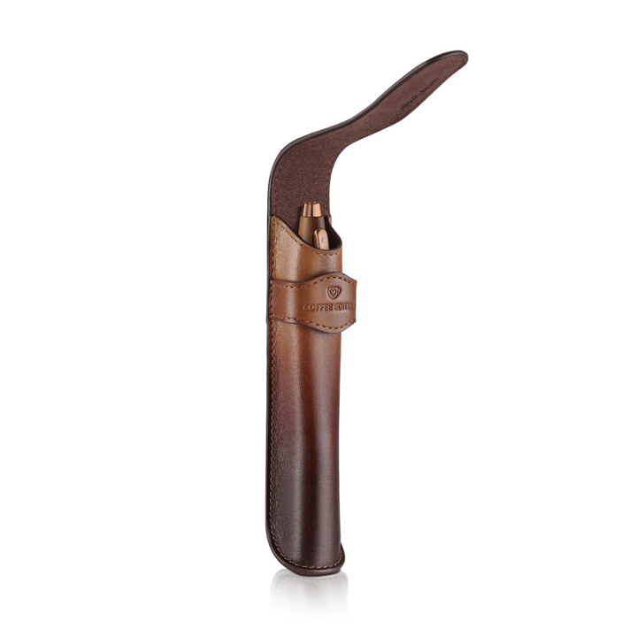 Sheaffer 100 G9374 Coffee Edition Matt Brown with Brown PVD Trims Ballpoint Pen with Coffee Pen Pouch Gift Set