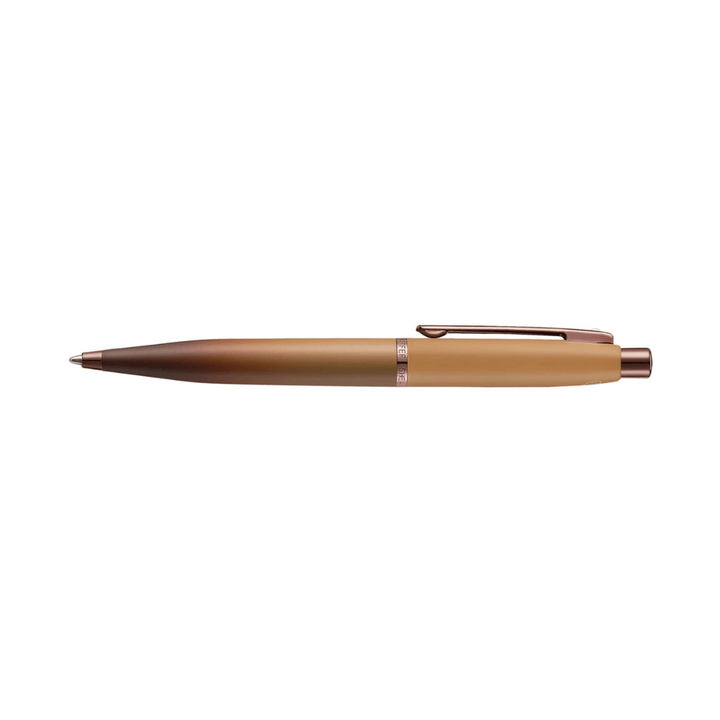 Sheaffer VFM G9428 Coffee Edition Matt Brown with Brown PVD Trims Ballpoint Pen with Coffee Pen Pouch Gift Set