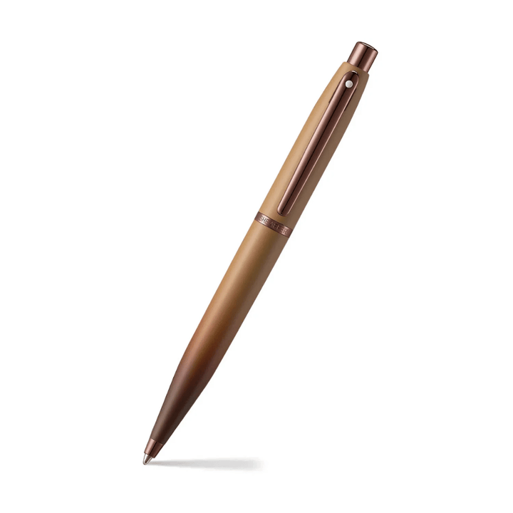 Sheaffer VFM G9428 Coffee Edition Matt Brown with Brown PVD Trims Ballpoint Pen with Coffee Pen Pouch Gift Set