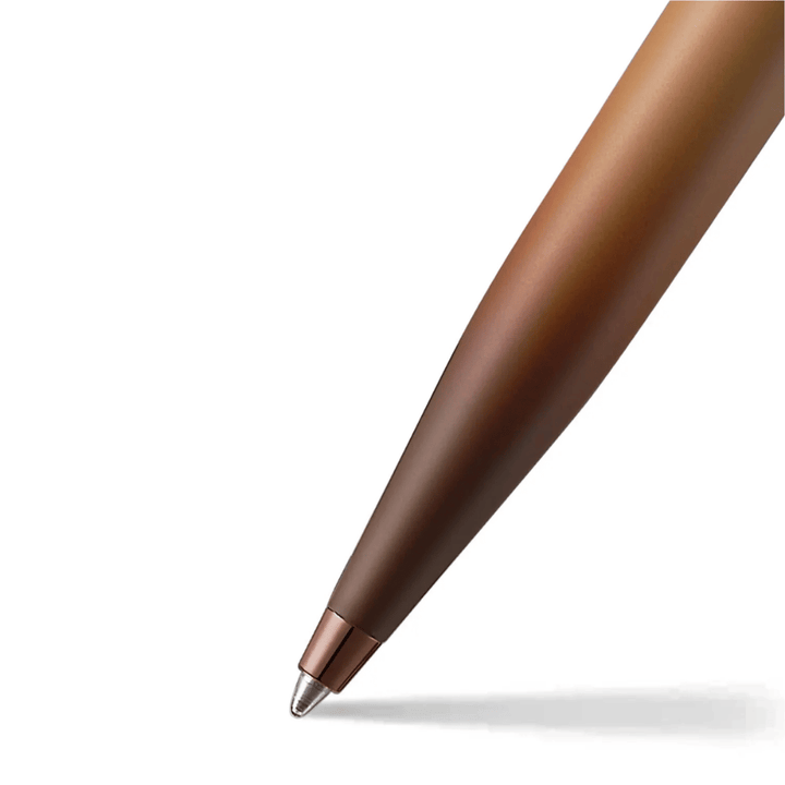 Sheaffer VFM G9428 Coffee Edition Matt Brown with Brown PVD Trims Ballpoint Pen with Coffee Pen Pouch Gift Set