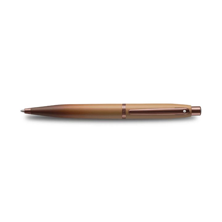 Sheaffer VFM G9428 Coffee Edition Matt Brown with Brown PVD Trims Ballpoint Pen with Coffee Pen Pouch Gift Set