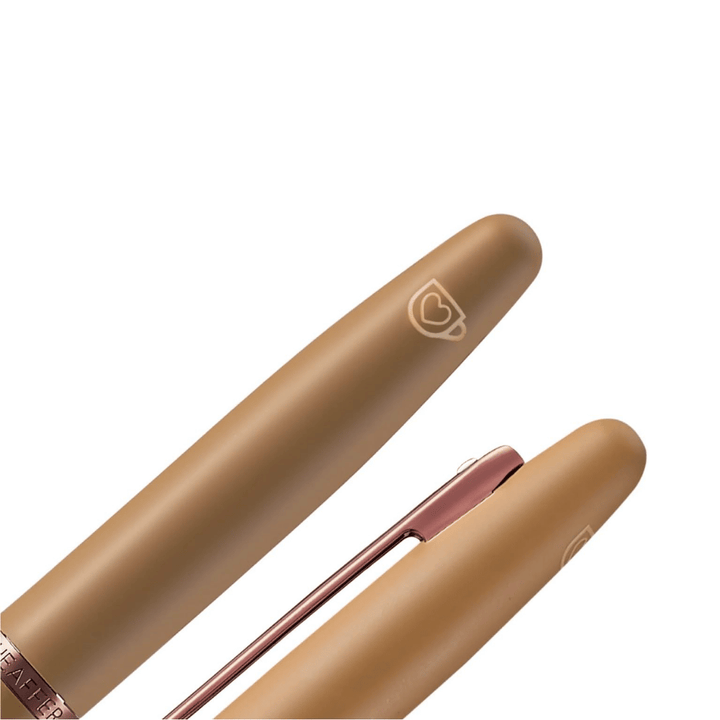 Sheaffer VFM G9428 Coffee Edition Matt Brown with Brown PVD Trims Rollerball Pen with Coffee Pen Pouch Gift Set