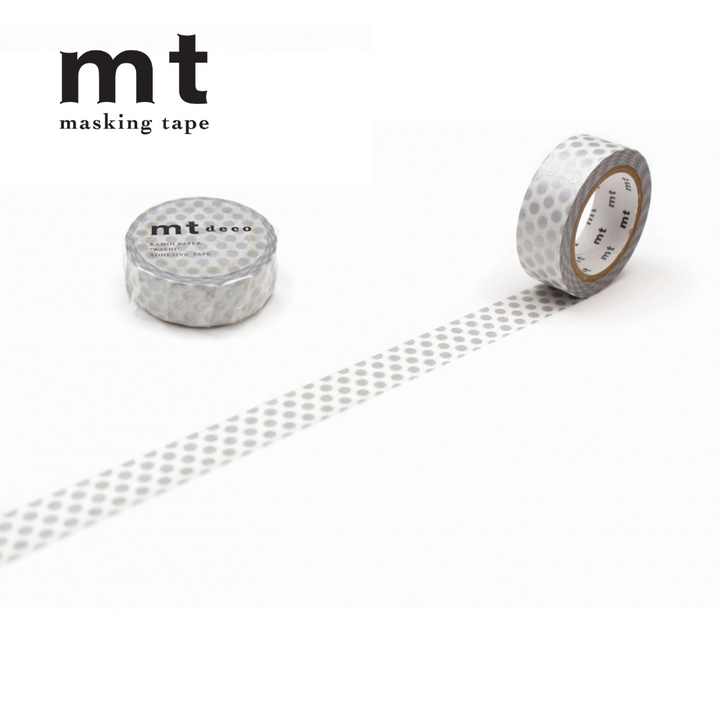 MT Deco Washi Tape Dot Silver