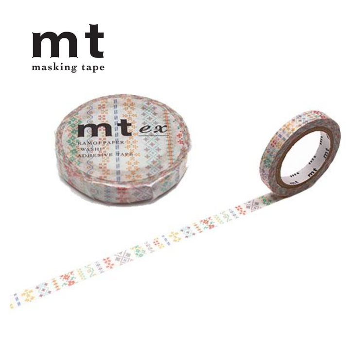 MT Masking Tape EX Washi Tape - Embroidery Line